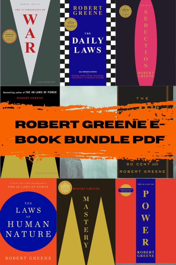 Robert Greene E-Books Bundle PDF - War, Seduction, Power, Mastery, Human Nature, 50th Law