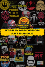 Star Wars POD Design Mega Bundle – 800 Iconic Designs | 1500+ PNG & AI Files for Apparel, Merch & More