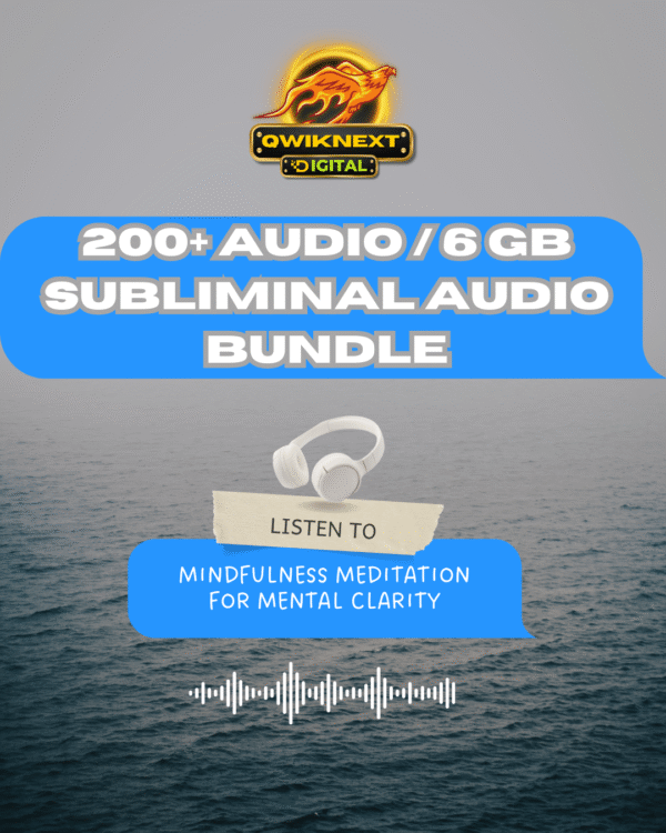 200+ Subliminal Audio Mega Bundle – 6+ GB of Powerful Mind Reprogramming Tracks
