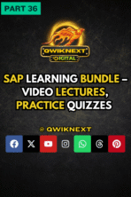 SAP Learning Bundle – Video Lectures, Practice Quizzes & Study Documents