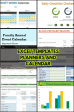 Free Excel Templates with How-To Videos – Personal, Calendars & Data Analysis Pack (14 Files)