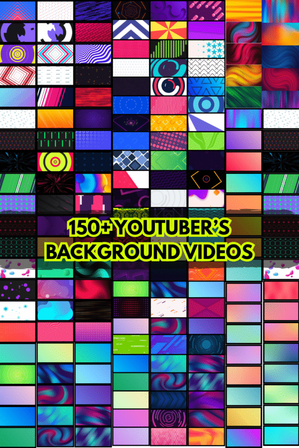 150+ Youtuber's Background Videos & JPG Templates – Aesthetic Assets for Editing & Social Media
