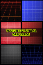 Free Youtuber's Grid Backgrounds for Video Editing & Social Media – Design Assets Pack