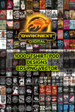 1000+ T-Shirt Designs Mega Bundle – High-Resolution PNG & Vector Files for Print-on-Demand Sellers | Instant Download