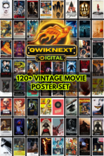 Vintage Movie Poster Bundle 120+ Retro Film Art Collection (High-Quality Digital Download)