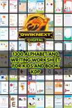 Alphabet Tracing Worksheets (1300+ Pages) | Kids Writing Practice A–Z, Handwriting, Preschool Learning | KDP POD Printable Bundle