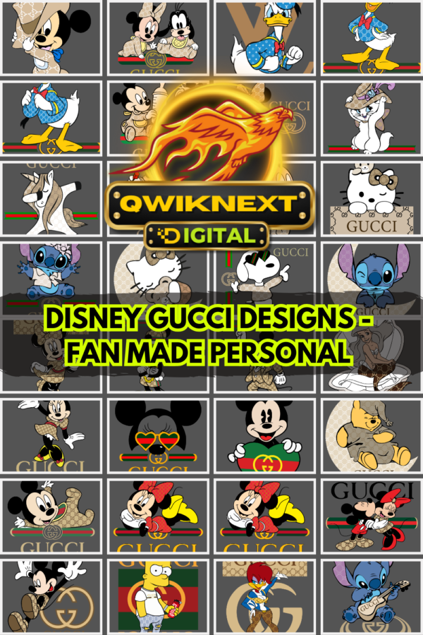 Luxury Cartoon Inspired Designs Bundle | Premium Streetwear Style Graphics | Print-On-Demand PNG Pack