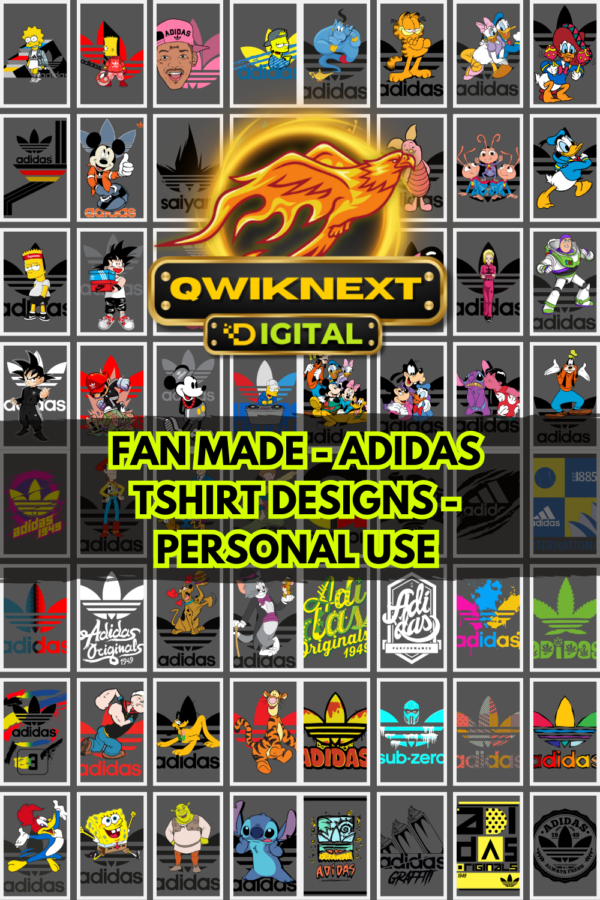 Cartoon Sports Streetwear Style Designs Bundle | Fan-Inspired Sneaker Culture Graphics | PNG Pack