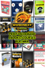 Print on Demand eBooks & Courses Bundle – PLR/MRR Digital Products for Resale, T-Shirt Business & Passive Income | Instant Download